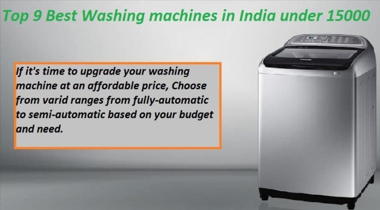 Best washing machines in India under 15000 in India