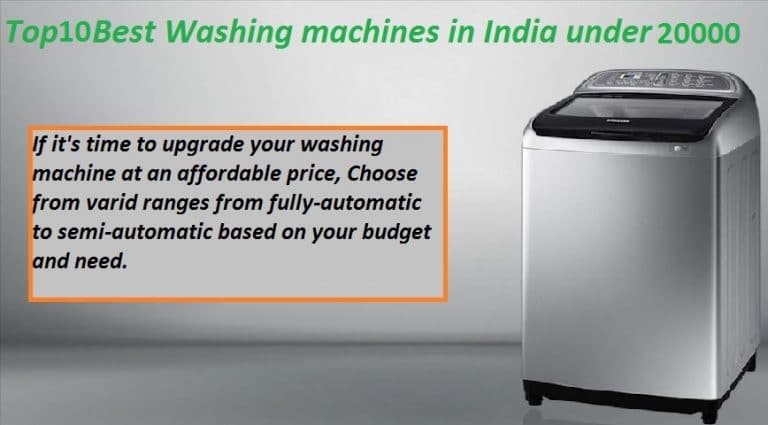 washing machines under 20000
