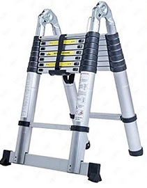 best 12 feet aluminum telescopic folding ladders